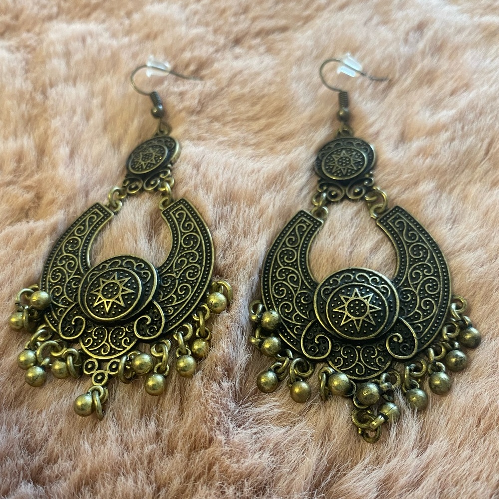 NWOT! Never worn! Boho earrings